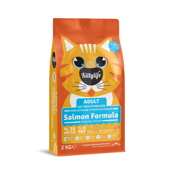 Kittylife Somonlu Kısırlaştırılmış Kedi Maması