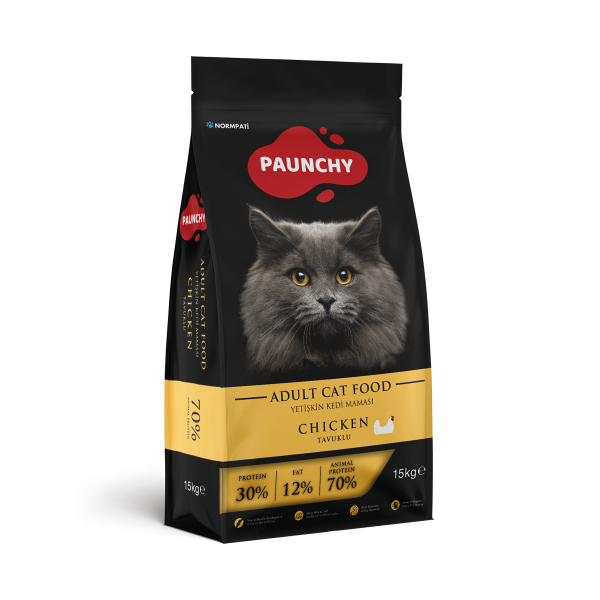 Paunchy Tavuklu Yetişkin Kedi Maması
