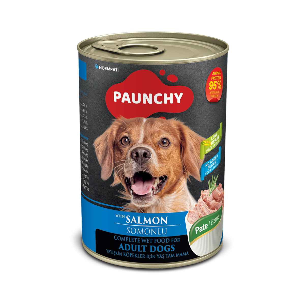 Paunchy-Salmon-Adult-Dog-Wet-Food Paunchy Somonlu Yetişkin Köpek Yaş Maması - Görsel 1
