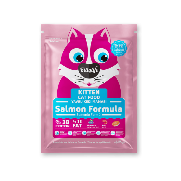 Numune | Kittylife Somonlu Yavru Kedi Maması<br>100 g