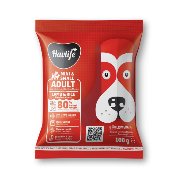 Numune | Havlife Mini & Küçük Irk Kuzulu Yetişkin Köpek Maması