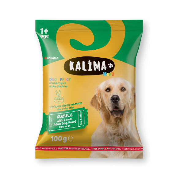 Numune | Kalima Kuzulu Yetişkin Köpek Maması<br>100 g