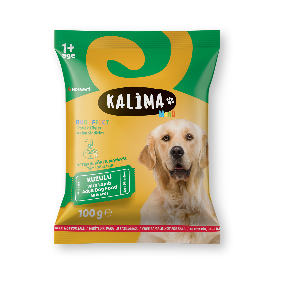 Kalima_100g_Tester_AdultDog_Lamb Numune | Kalima Kuzulu Yetişkin Köpek Maması<br>100 g - Görsel 1